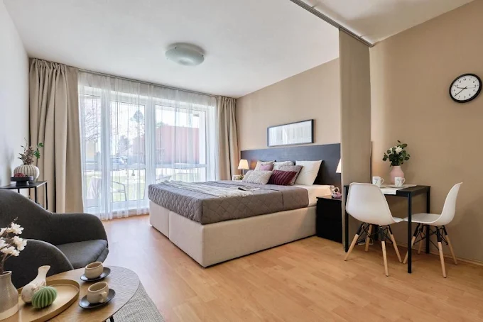 Prostorná ložnice – Apartmán Vendula Třeboň